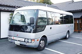 福岡市東区香椎の寿司とも無料送迎バス