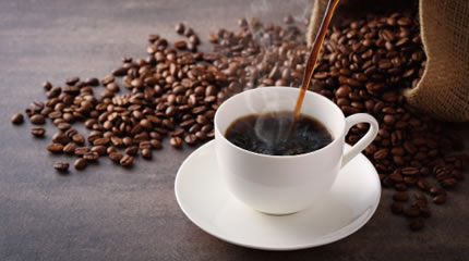 食後のおいしい珈琲